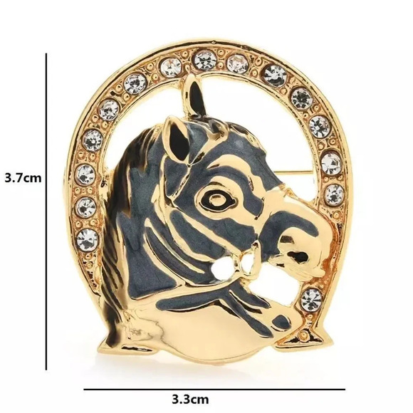 VQ Horse Brooch - Picture 3 of 5